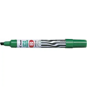 Pastāvīgais marķieris PILOT modelis PISC-B G — zaļa tinte, apaļš uzgalis