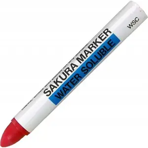Маркер BRUYNZEEL SAKURA Sakura Watersoluble Crayon Marker смываемый красный, модель BS-WSC19
