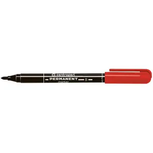 Marker CENTROPEN permanent red, round tip 2.00 mm, model 628360004