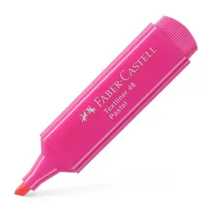 Marker Faber-Castell Textliner, highlighter marker, 1 pc, pink, assorted tip