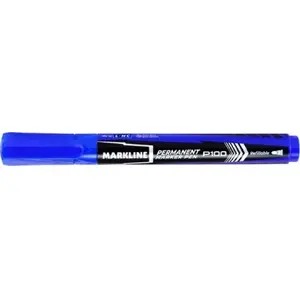 Pastāvīgais marķieris Linc Markline MP100BLU — zils, apaļš gals