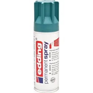 Aerosola krāsa Edding Permanent Spray, krāsa: zaļa (naftowy) — spreja marķierkrāsa