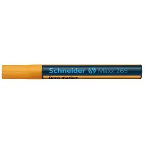 Chalk marker Schneider Electric MAXX 265 — orange, stroke 1–3 mm, pack of 10