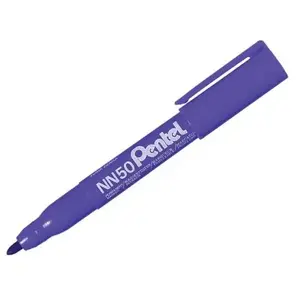 Перманентный маркер Pentel Green Label mak2010059 — синий, скошенный наконечник