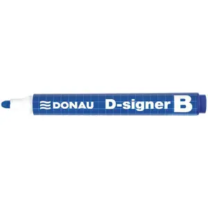 Маркер Donau D-signer B для белых досок O/K синий