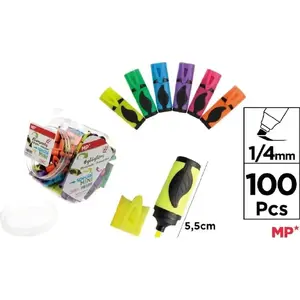 Pol-Mak Mini marķieru komplekts 6 krāsas, iepakojums 100 gab.