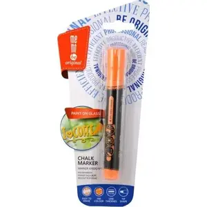 Marker MemoBe neon orange — chalk marker, water-based ink, fine tip, MPN 371012