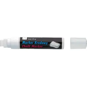 Marker Toma liquid chalk 15×8 mm white — Toma 265055