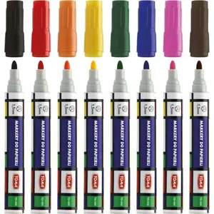 Paper markers Toma, tip 2.5 mm, set of 8 colors