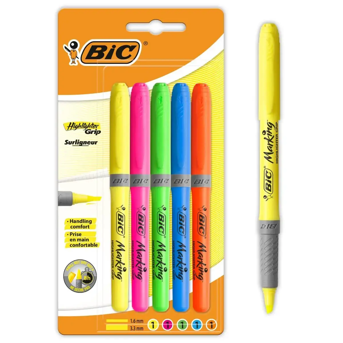 Marķieru komplekts BIC 824758 — 5 gab. Photo 2