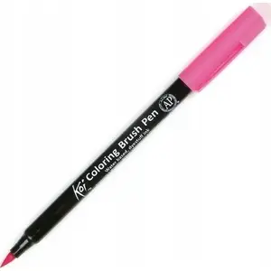 Маркер BRUYNZEEL SAKURA Sakura Koi Color Brush Marker 20 — rozā, ota tipa uzgalis