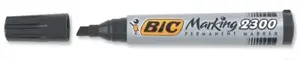 Marķieris BIC Chisel Tip permanent marker — melna tinte, slīps gals