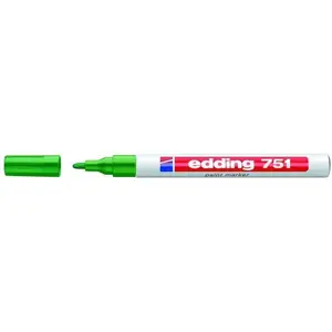 Krāsu marķieris Edding 751/004/ZI ED zaļš galu 1–2 mm