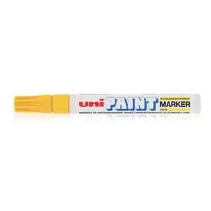 Marķieris uni mitsubishi pencil Uni-Ball Paint PX-20, dzeltena tinti, vidēja galu