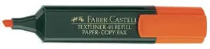 Marker Faber-Castell 154815 — chisel tip, orange, 1 pc