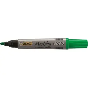 Pastāvīgais marķieris BIC 2000 apaļa gals, zaļš — BICC0402