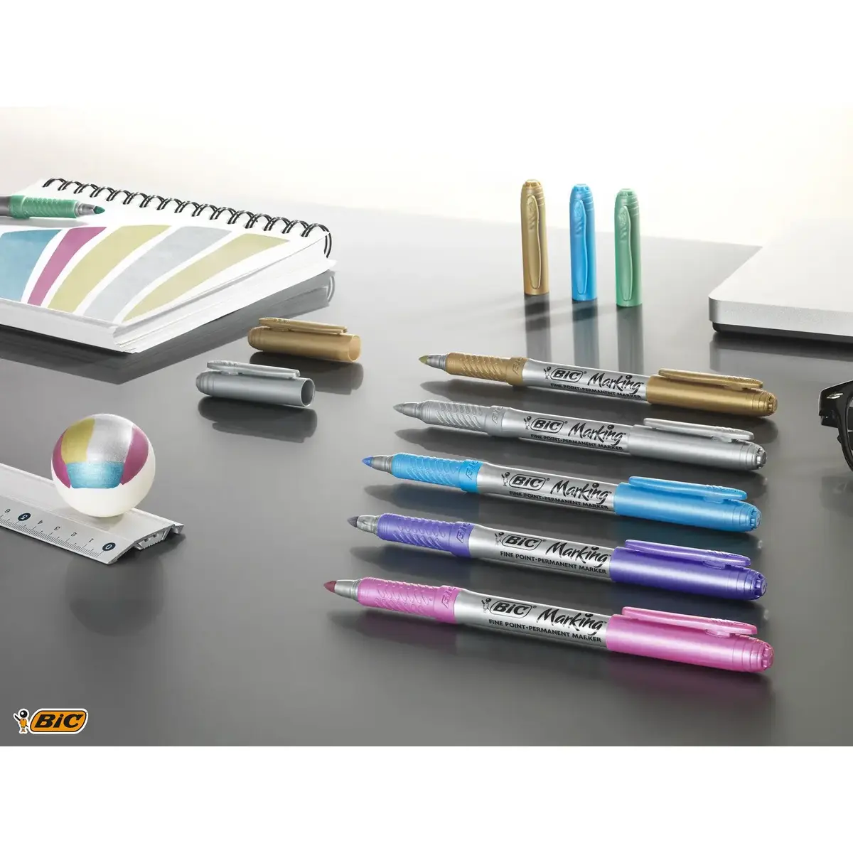 Перманентный маркер Crayola 942861, пулевидный, 5 цветов Photo 6
