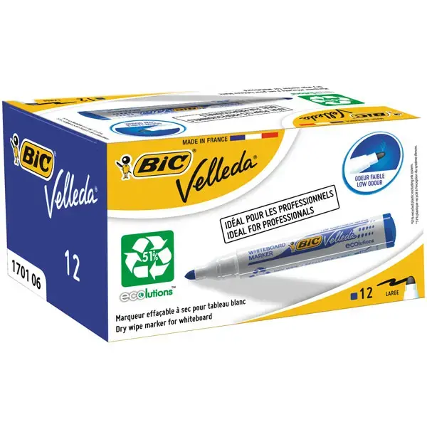 BIC Velleda ECOlutions 1701 tāfeļu marķieri, 12 gab. Photo 2