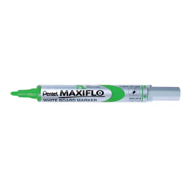 Маркер Pentel MWL5S-D — зелёный, пулевидный Photo 3