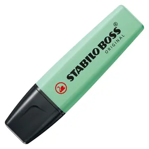 Marķieris Stabilo Boss Original Pastel šķēpveida uzgali 1 gab Mētra
