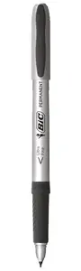 Marķieris BIC Intensity pastāvīgais, smalks uzgalis, īpaši smalka rinda, sudraba tinte, komplekts 12 gab.