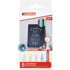 Edding 4085 Chalk Marker set, Bullet 1 mm, 5 pcs Photo 1