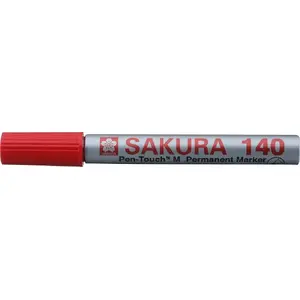 Marķieris Sakura Marker Pen-Touch 140 sarkans — Sakura Marker-Touch 140, sarkana tinte, apaļš gals