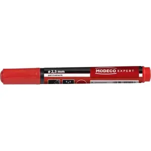 Pastāvīgais marķieris Expert+ MN-88-101, sarkans, apaļš uzgalis 2,5 mm
