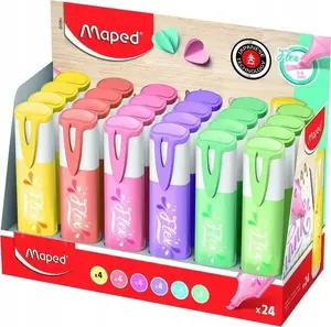 Марķieri TEKA Zakręlacz Flex pasteļtoņu komplekts, 24 gab. — saderīgs ar MAPED (MPN 540924)