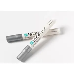 Marker pens NAGA 4.5 mm silver tip, pack of 2