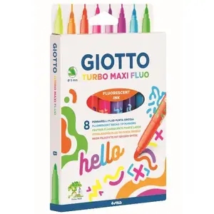 Набор маркеров giotto Giotto F453800 — 8 разных цветов, наконечник bullet, упаковка 8 шт.