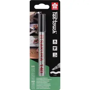 Маркер Sakura Marker Pen-Touch 140 черный — перманентный маркер с тонким наконечником