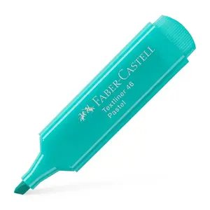 Marķieris Faber-Castell Textliner, 1 gab., tirkīza tinte, dažādu tipu galu