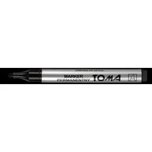 Permanent chisel-tip marker Toma, black ink, pack of 10