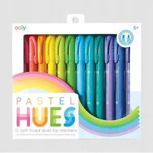 Marķieri TEKA Pastel Hues 12 krāsas — pasteļtoņu komplekts, modelis 560925