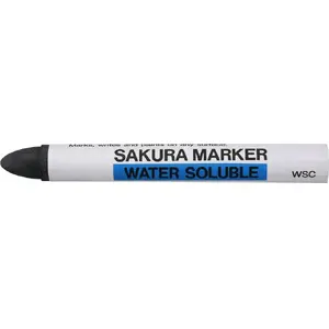 Ūdenī šķīstošs marķieris BRUYNZEEL SAKURA WSC49 — melns, mazgājams zīmēšanai