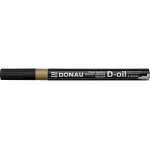 Marķieris Donau D-Oil ar apaļu galu 2,2 mm, eļļas bāzes, zelta