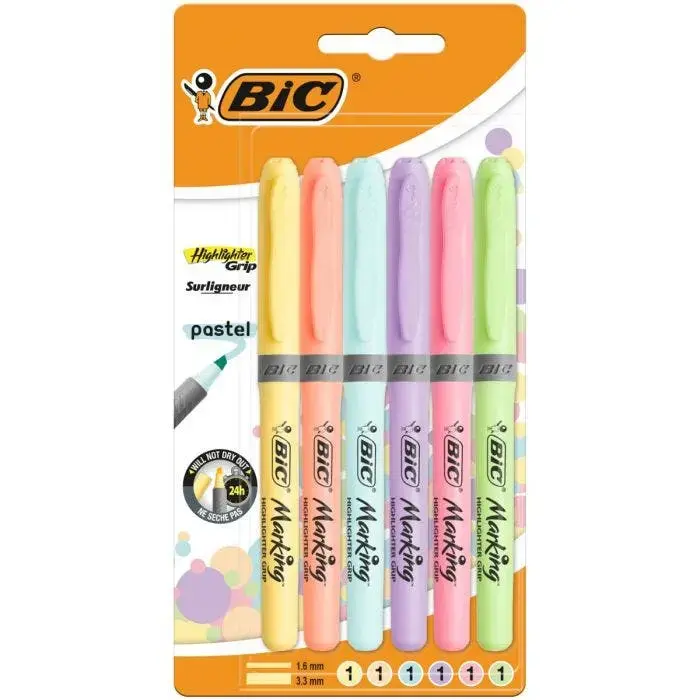BIC 992561 marķieri komplekts 6 slīps gals Photo 2