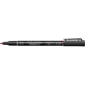 Marker pen Rystor Foliopis CD/DVD 1.0 mm red — fine tip for writing on discs