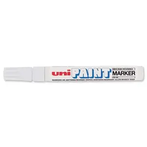 Маркер uni mitsubishi Paint PX-20 White — 1 шт., белая непрозрачная красящая паста