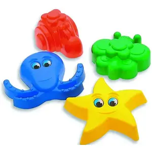 Smilšu rotaļlieta TUPIKO Baczek FDA ART. 166, plastmasa, iepakojumā 4 gab.