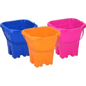 Eddy Toys Sand Bucket Castle 20cm Pink