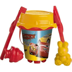 Sand play set Artyk Cars 3 model 110091 — children's sandbox toys, molds and tools