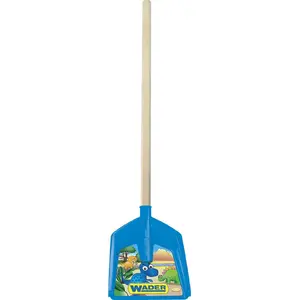 Lāpstiņa Wader 72302 zaļa ar garu koka kātu 58 cm