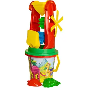 Smilšu komplekts Fancy Toys Dzirnavas ar spaini 0113 — bērnu pludmales rotaļlieta