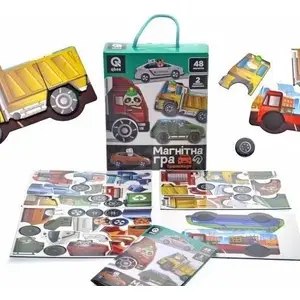 Магнитная игра Dodo Транспорт — 48 элементов Photo 1
