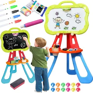 Double-sided Dry-Erase Board ProNice – small, with chalk surface, markers and magnets