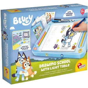 Набор для рисования Lisciani Bluey с LED-панелью — школьный набор для рисования детей
