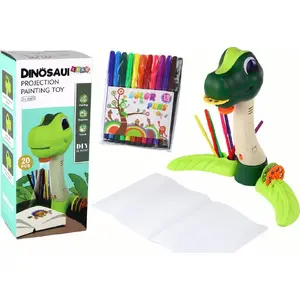 Проектор для рисования LEANToys 16321 — изображения динозавров, звуковые эффекты, аксессуары для рисования