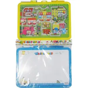 Whiteboard with maze insert Trifox 495182 — dry-erase board for writing and puzzle play
